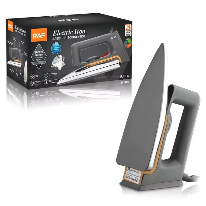 RAF 1000W - Durable Electric Dry Iron - 🚚 FREE DELIVERY image 3