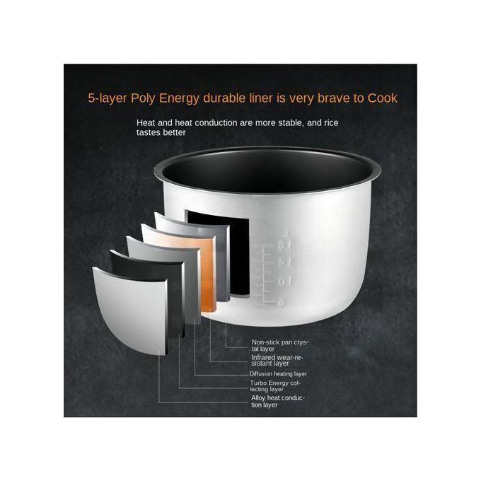 SILVER CREST - Electric Digital Multifunctional Rice Cooker - 🚚 FREE DELIVERY image 3